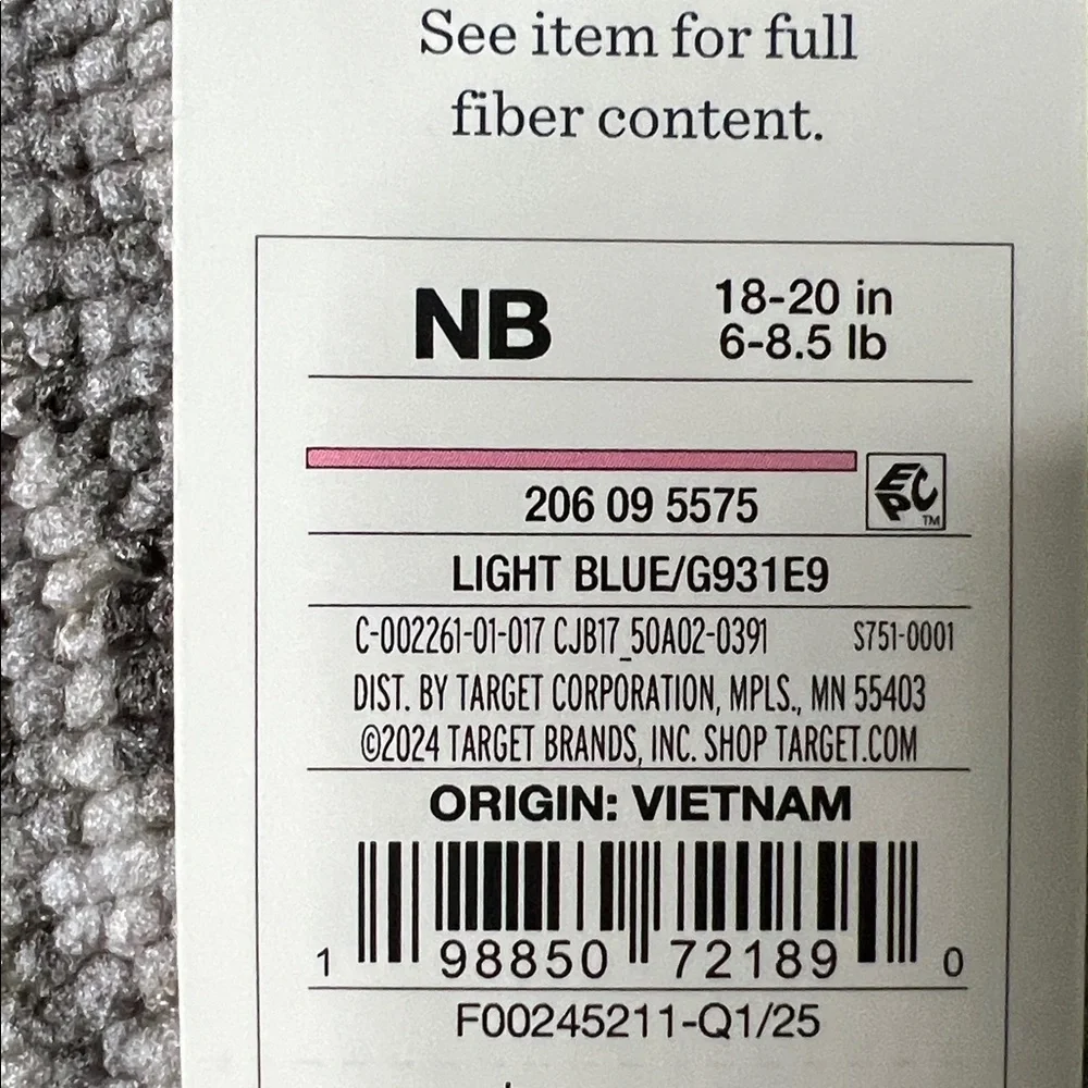 Cat & Jack Blue American Summer Pullover Size New Born